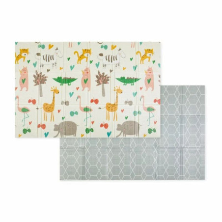 BN-434076,Covoras educativ, Petite&Mars, Campy L, Din spuma XPE non-toxica, Cu doua fete, Suprafata antiderapanta, 130x200 cm, P