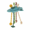 BN-579767,Jucarie senzoriala, Petite&Mars, Crazy rocket, Din silicon, Fara BPA, Moale si flexibila, 20 cm, 10 luni+, Albastru
