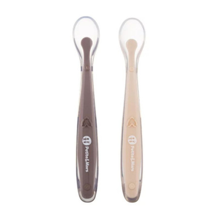 BN-728127,Set 2 lingurite, Petite&Mars, Take&Match, Includ cutie pentru depozitare, Adecvate pentru masina de spalat vase, Fara 