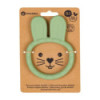 BN-723766,Jucarie dentitie, Petite&Mars, Iepuras, Moale, Efect calmant al gingiilor, Silicon, Fara BPA, 0 luni+, Verde