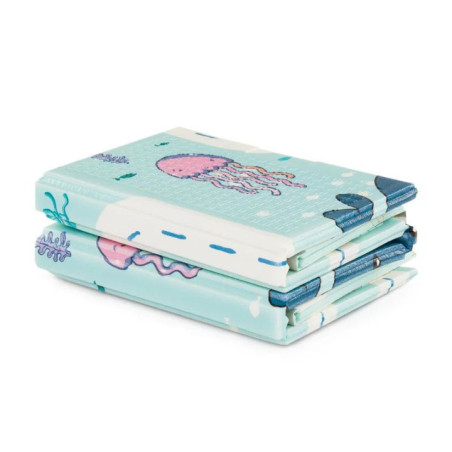 BN-433077,Covoras educativ, Petite&Mars, Campy S, Din spuma XPE non-toxica, Cu doua fete, Suprafata antiderapanta, 120x120 cm, P