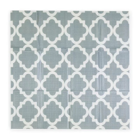 BN-433077,Covoras educativ, Petite&Mars, Campy S, Din spuma XPE non-toxica, Cu doua fete, Suprafata antiderapanta, 120x120 cm, P