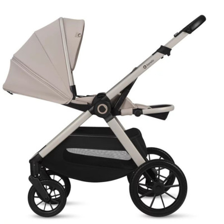 BN-LO-LAYLA_2IN1_BEIGE_SAND,Carucior 2 in 1, Lionelo, Layla, Pana la 22 kg, Cadru aluminiu, Cu landou intarit si salteluta din s