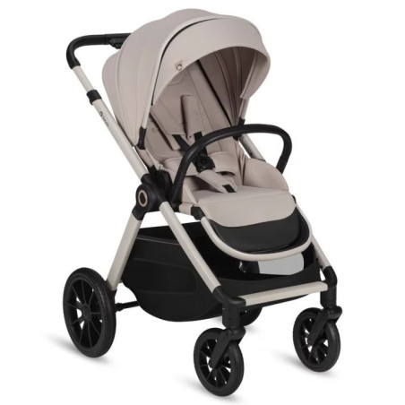 BN-LO-LAYLA_2IN1_BEIGE_SAND,Carucior 2 in 1, Lionelo, Layla, Pana la 22 kg, Cadru aluminiu, Cu landou intarit si salteluta din s