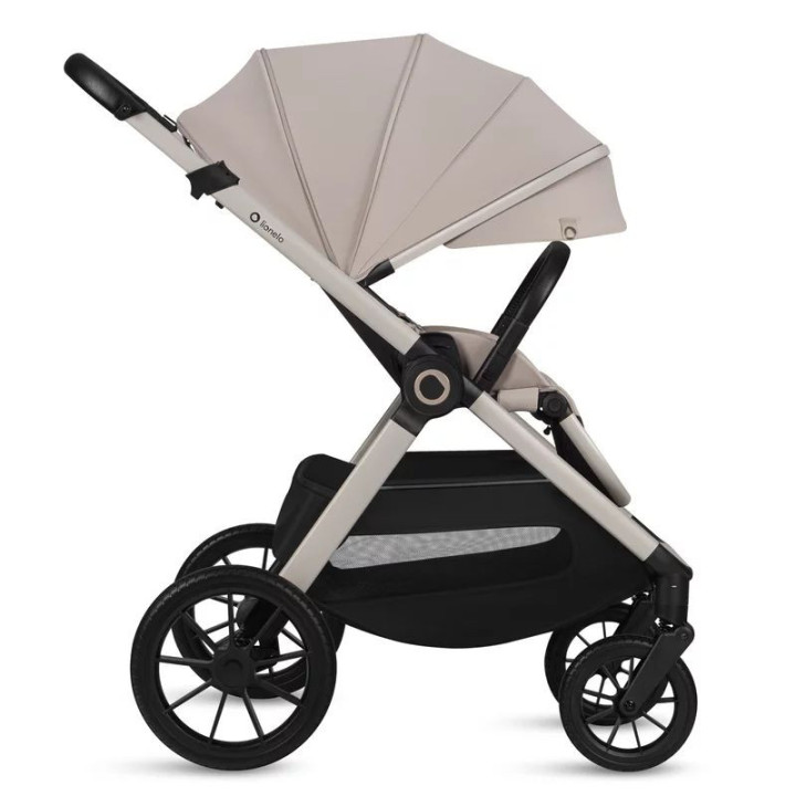 BN-LO-LAYLA_2IN1_BEIGE_SAND,Carucior 2 in 1, Lionelo, Layla, Pana la 22 kg, Cadru aluminiu, Cu landou intarit si salteluta din s