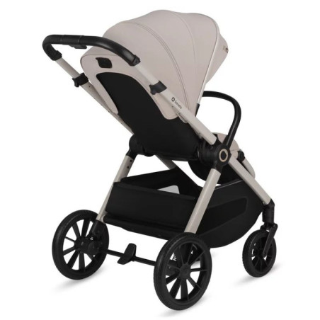 BN-LO-LAYLA_2IN1_BEIGE_SAND,Carucior 2 in 1, Lionelo, Layla, Pana la 22 kg, Cadru aluminiu, Cu landou intarit si salteluta din s