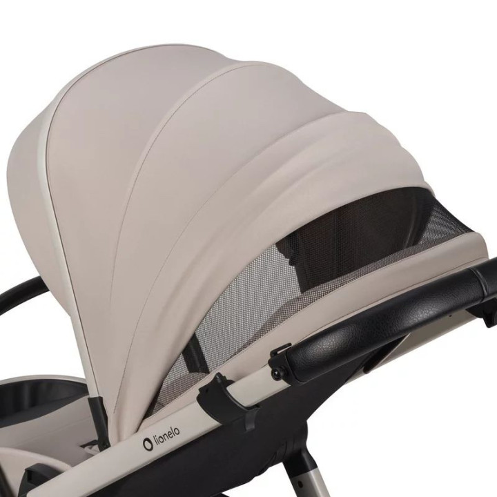 BN-LO-LAYLA_2IN1_BEIGE_SAND,Carucior 2 in 1, Lionelo, Layla, Pana la 22 kg, Cadru aluminiu, Cu landou intarit si salteluta din s