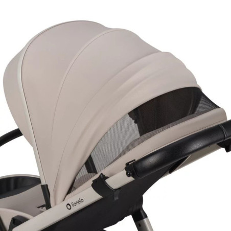 BN-LO-LAYLA_2IN1_BEIGE_SAND,Carucior 2 in 1, Lionelo, Layla, Pana la 22 kg, Cadru aluminiu, Cu landou intarit si salteluta din s