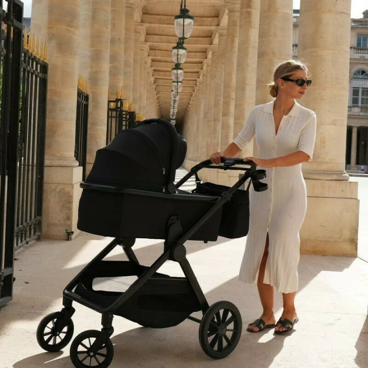 BN-LO-LAYLA_2IN1_BEIGE_SAND,Carucior 2 in 1, Lionelo, Layla, Pana la 22 kg, Cadru aluminiu, Cu landou intarit si salteluta din s