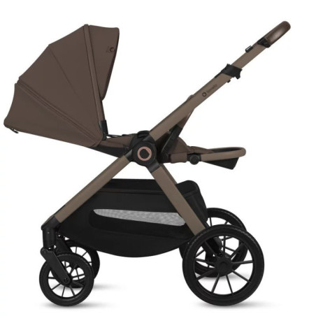 BN-LO-LAYLA_2IN1_BEIGE_TAUPE,Carucior 2 in 1, Lionelo, Layla, Pana la 22 kg, Cadru aluminiu, Cu landou intarit si salteluta din 