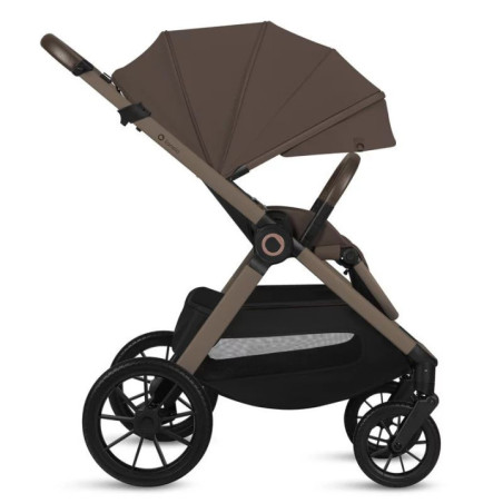 BN-LO-LAYLA_2IN1_BEIGE_TAUPE,Carucior 2 in 1, Lionelo, Layla, Pana la 22 kg, Cadru aluminiu, Cu landou intarit si salteluta din 