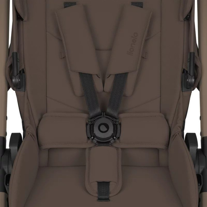 BN-LO-LAYLA_2IN1_BEIGE_TAUPE,Carucior 2 in 1, Lionelo, Layla, Pana la 22 kg, Cadru aluminiu, Cu landou intarit si salteluta din 