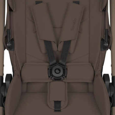 BN-LO-LAYLA_2IN1_BEIGE_TAUPE,Carucior 2 in 1, Lionelo, Layla, Pana la 22 kg, Cadru aluminiu, Cu landou intarit si salteluta din 