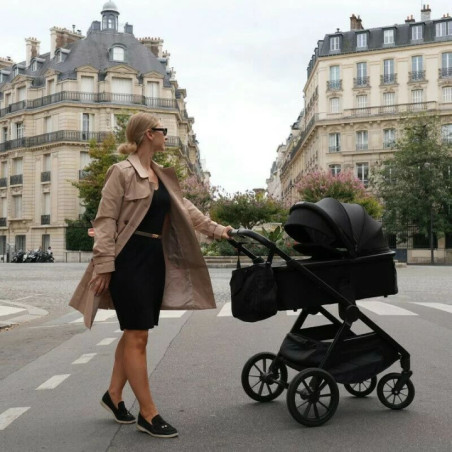 BN-LO-LAYLA_2IN1_BEIGE_TAUPE,Carucior 2 in 1, Lionelo, Layla, Pana la 22 kg, Cadru aluminiu, Cu landou intarit si salteluta din 