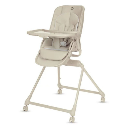 BN-LO-MADDIE_SET_BEIGE,Set multifunctional cu patut, sezlong si scaun de masa, Lionelo, Maddie, Functie 360, Pliere rapida, Roti