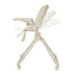 BN-LO-MADDIE_SET_BEIGE,Set multifunctional cu patut, sezlong si scaun de masa, Lionelo, Maddie, Functie 360, Pliere rapida, Roti