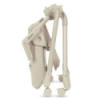 BN-LO-MADDIE_SET_BEIGE,Set multifunctional cu patut, sezlong si scaun de masa, Lionelo, Maddie, Functie 360, Pliere rapida, Roti