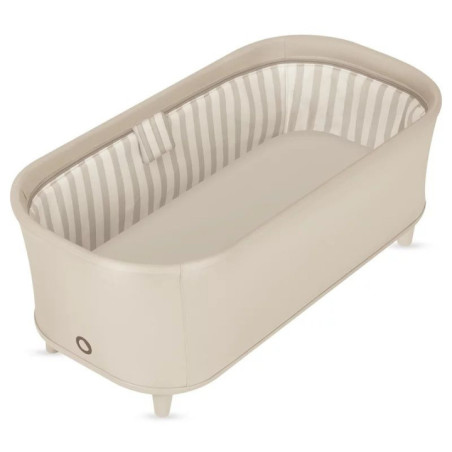 BN-LO-MADDIE_SET_BEIGE,Set multifunctional cu patut, sezlong si scaun de masa, Lionelo, Maddie, Functie 360, Pliere rapida, Roti