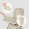 BN-LO-MADDIE_SET_BEIGE,Set multifunctional cu patut, sezlong si scaun de masa, Lionelo, Maddie, Functie 360, Pliere rapida, Roti