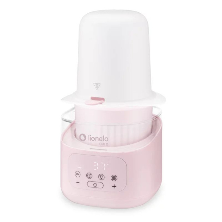 BN-LOC-THERMUP_4.0_PINK_MIST,Incalzitor biberoane si sterilizator, Lionelo, ThermUp 4.0, Recipient detasabil, 400 W, 6 moduri de