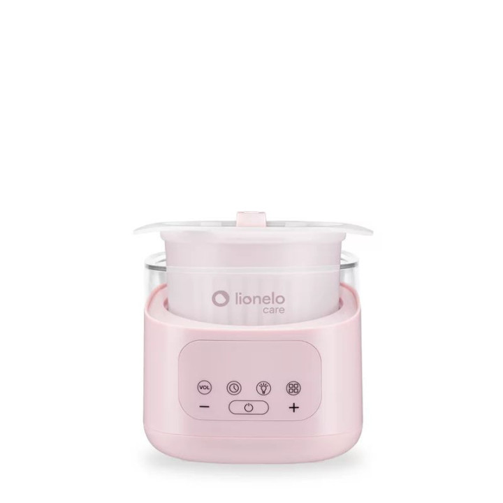 BN-LOC-THERMUP_4.0_PINK_MIST,Incalzitor biberoane si sterilizator, Lionelo, ThermUp 4.0, Recipient detasabil, 400 W, 6 moduri de