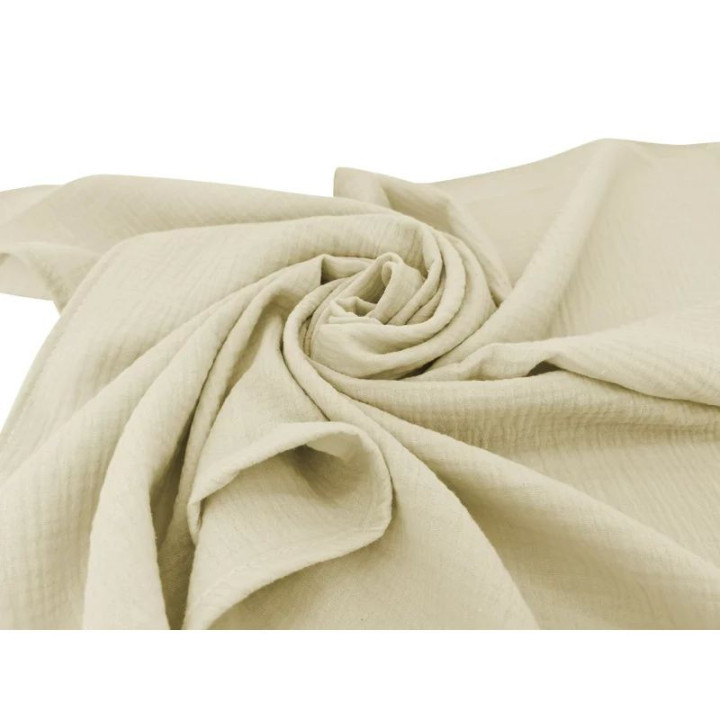 BN-6426972034494,Lenjerie patut cu 3 piese, Qmini, Aurora, Pentru co-sleeper, Din muselina dubla, Material certificat Oeko Tex S