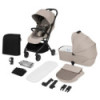 BN-LO-SIA_FLEX_BEIGE_SAND,Carucior 2 in 1, Lionelo, Sia Flex, 7.6 kg, Include landou pliabil pe cadru, Ultracompact, Pliere rapi