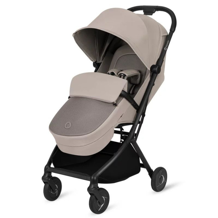 BN-LO-SIA_FLEX_BEIGE_SAND,Carucior 2 in 1, Lionelo, Sia Flex, 7.6 kg, Include landou pliabil pe cadru, Ultracompact, Pliere rapi