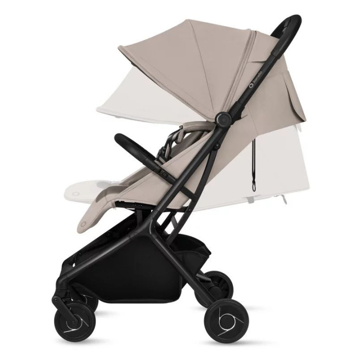 BN-LO-SIA_FLEX_BEIGE_SAND,Carucior 2 in 1, Lionelo, Sia Flex, 7.6 kg, Include landou pliabil pe cadru, Ultracompact, Pliere rapi