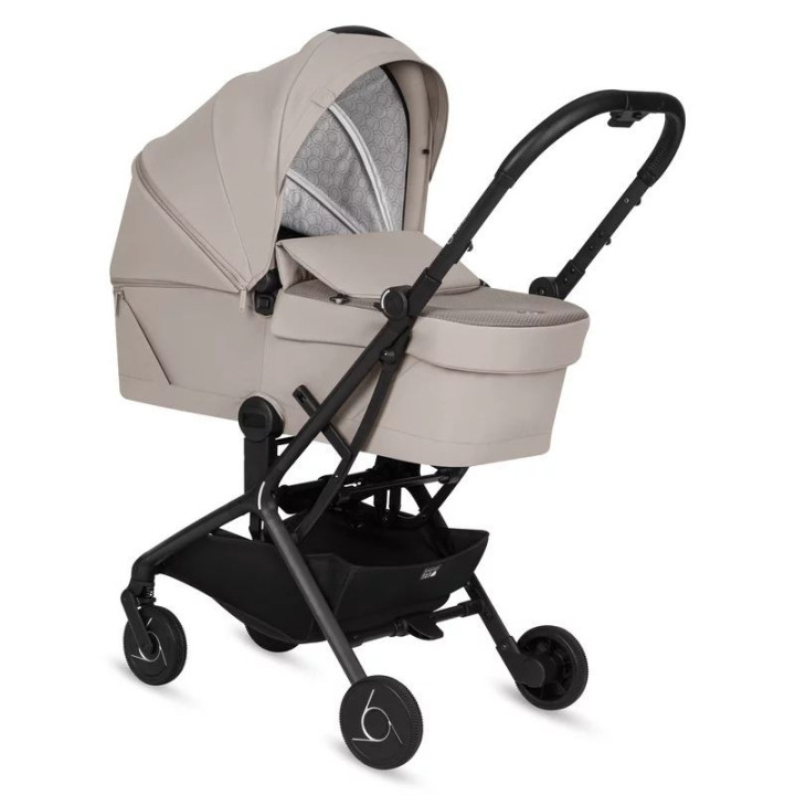 BN-LO-SIA_FLEX_BEIGE_SAND,Carucior 2 in 1, Lionelo, Sia Flex, 7.6 kg, Include landou pliabil pe cadru, Ultracompact, Pliere rapi