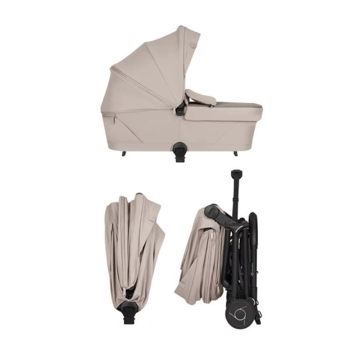 BN-LO-SIA_FLEX_BEIGE_SAND,Carucior 2 in 1, Lionelo, Sia Flex, 7.6 kg, Include landou pliabil pe cadru, Ultracompact, Pliere rapi