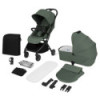 BN-LO-SIA_FLEX_GREEN_EMERALD,Carucior 2 in 1, Lionelo, Sia Flex, 7.6 kg, Include landou pliabil pe cadru, Ultracompact, Pliere r