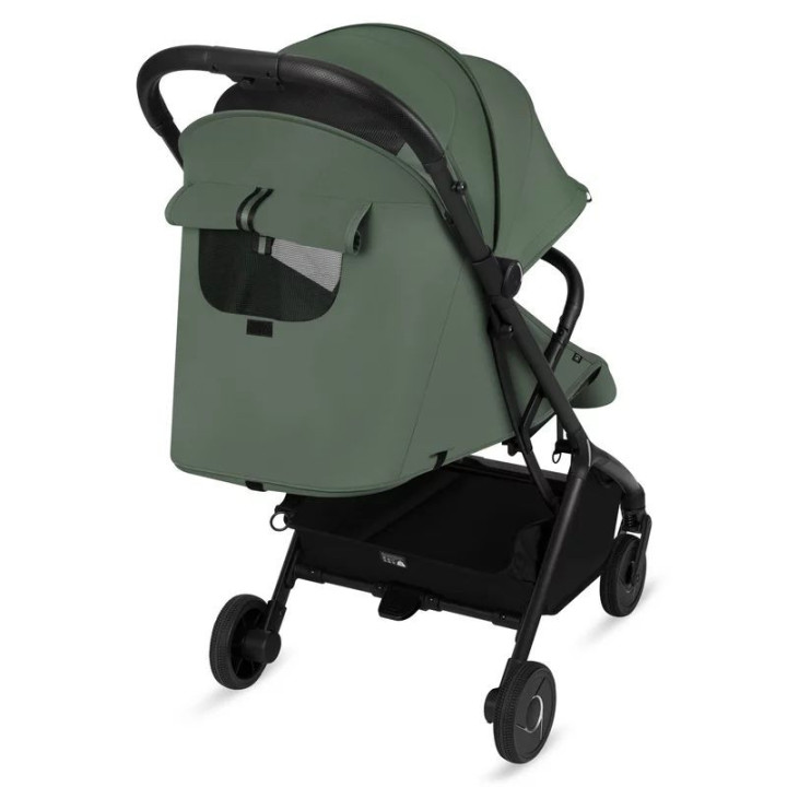 BN-LO-SIA_FLEX_GREEN_EMERALD,Carucior 2 in 1, Lionelo, Sia Flex, 7.6 kg, Include landou pliabil pe cadru, Ultracompact, Pliere r