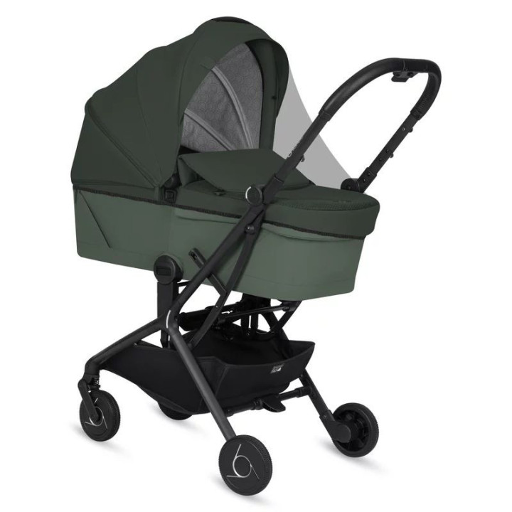 BN-LO-SIA_FLEX_GREEN_EMERALD,Carucior 2 in 1, Lionelo, Sia Flex, 7.6 kg, Include landou pliabil pe cadru, Ultracompact, Pliere r