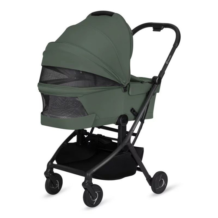 BN-LO-SIA_FLEX_GREEN_EMERALD,Carucior 2 in 1, Lionelo, Sia Flex, 7.6 kg, Include landou pliabil pe cadru, Ultracompact, Pliere r