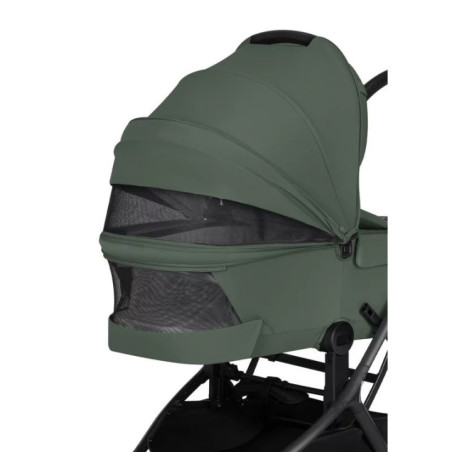 BN-LO-SIA_FLEX_GREEN_EMERALD,Carucior 2 in 1, Lionelo, Sia Flex, 7.6 kg, Include landou pliabil pe cadru, Ultracompact, Pliere r