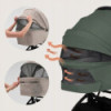 BN-LO-SIA_FLEX_GREEN_EMERALD,Carucior 2 in 1, Lionelo, Sia Flex, 7.6 kg, Include landou pliabil pe cadru, Ultracompact, Pliere r