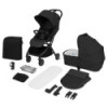 BN-LO-SIA_FLEX_BLACK_ONYX,Carucior 2 in 1, Lionelo, Sia Flex, 7.6 kg, Include landou pliabil pe cadru, Ultracompact, Pliere rapi