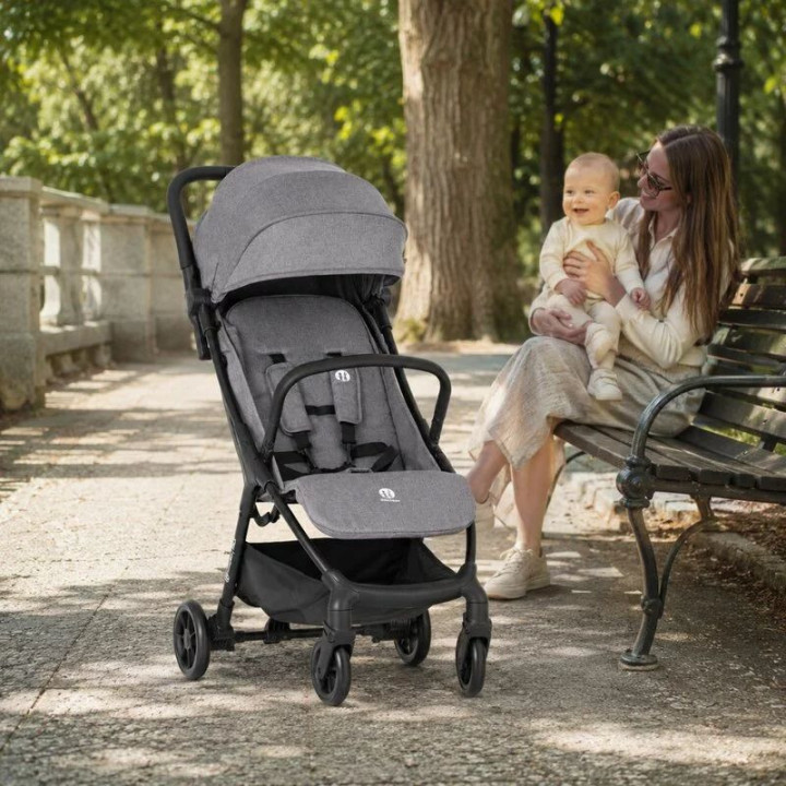 BN-673840,Carucior sport, Petite&Mars, Pax Ultimate, Compact - 7 kg, Spatar ajustabil, Suport picioare reglabil, Pliere tip cart