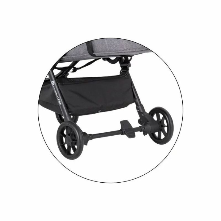 BN-673840,Carucior sport, Petite&Mars, Pax Ultimate, Compact - 7 kg, Spatar ajustabil, Suport picioare reglabil, Pliere tip cart