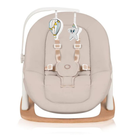 BN-LO-CELIA_SET,Scaunel multifunctional, Lionelo, Celia, 4 in 1, Functie de balansoar, Din lemn de fag, 6 luni- adult, Reglabil 