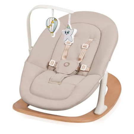 BN-LO-CELIA_SET,Scaunel multifunctional, Lionelo, Celia, 4 in 1, Functie de balansoar, Din lemn de fag, 6 luni- adult, Reglabil 