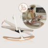 BN-LO-CELIA_SET,Scaunel multifunctional, Lionelo, Celia, 4 in 1, Functie de balansoar, Din lemn de fag, 6 luni- adult, Reglabil