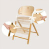 BN-LO-CELIA_SET,Scaunel multifunctional, Lionelo, Celia, 4 in 1, Functie de balansoar, Din lemn de fag, 6 luni- adult, Reglabil
