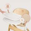 BN-LO-CELIA_SET,Scaunel multifunctional, Lionelo, Celia, 4 in 1, Functie de balansoar, Din lemn de fag, 6 luni- adult, Reglabil
