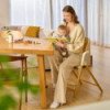 BN-LO-CELIA_SET,Scaunel multifunctional, Lionelo, Celia, 4 in 1, Functie de balansoar, Din lemn de fag, 6 luni- adult, Reglabil