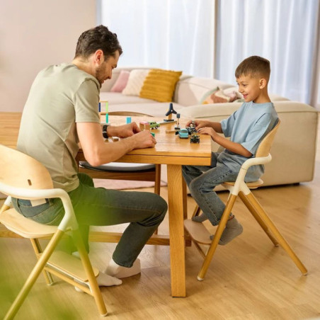 BN-LO-CELIA_SET,Scaunel multifunctional, Lionelo, Celia, 4 in 1, Functie de balansoar, Din lemn de fag, 6 luni- adult, Reglabil 