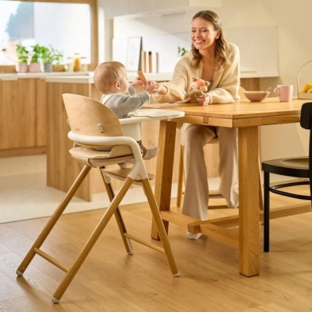 BN-LO-CELIA_SET,Scaunel multifunctional, Lionelo, Celia, 4 in 1, Functie de balansoar, Din lemn de fag, 6 luni- adult, Reglabil 
