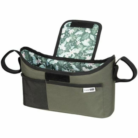 BN-88810,Organizator universal, FreeON, Pentru carucior, Cu multiple compartimente, Olive Green