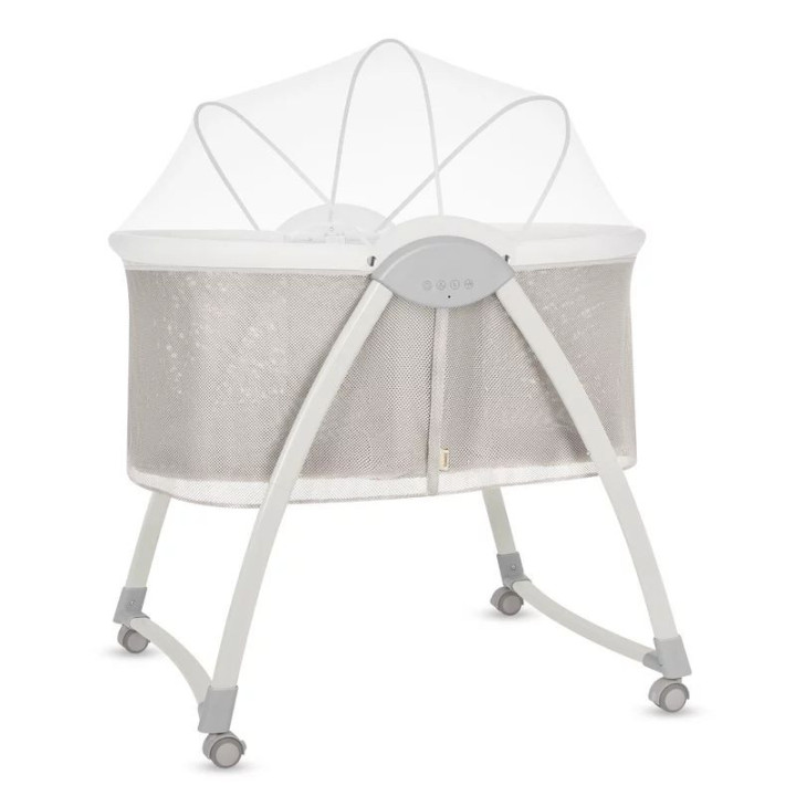 BN-LO-GAYA_BEIGE_SAND,Patut si balansoar portabil Lionelo, Gaya 2 in 1, cu functie de leganat si muzica, 3 viteze de leganat reg